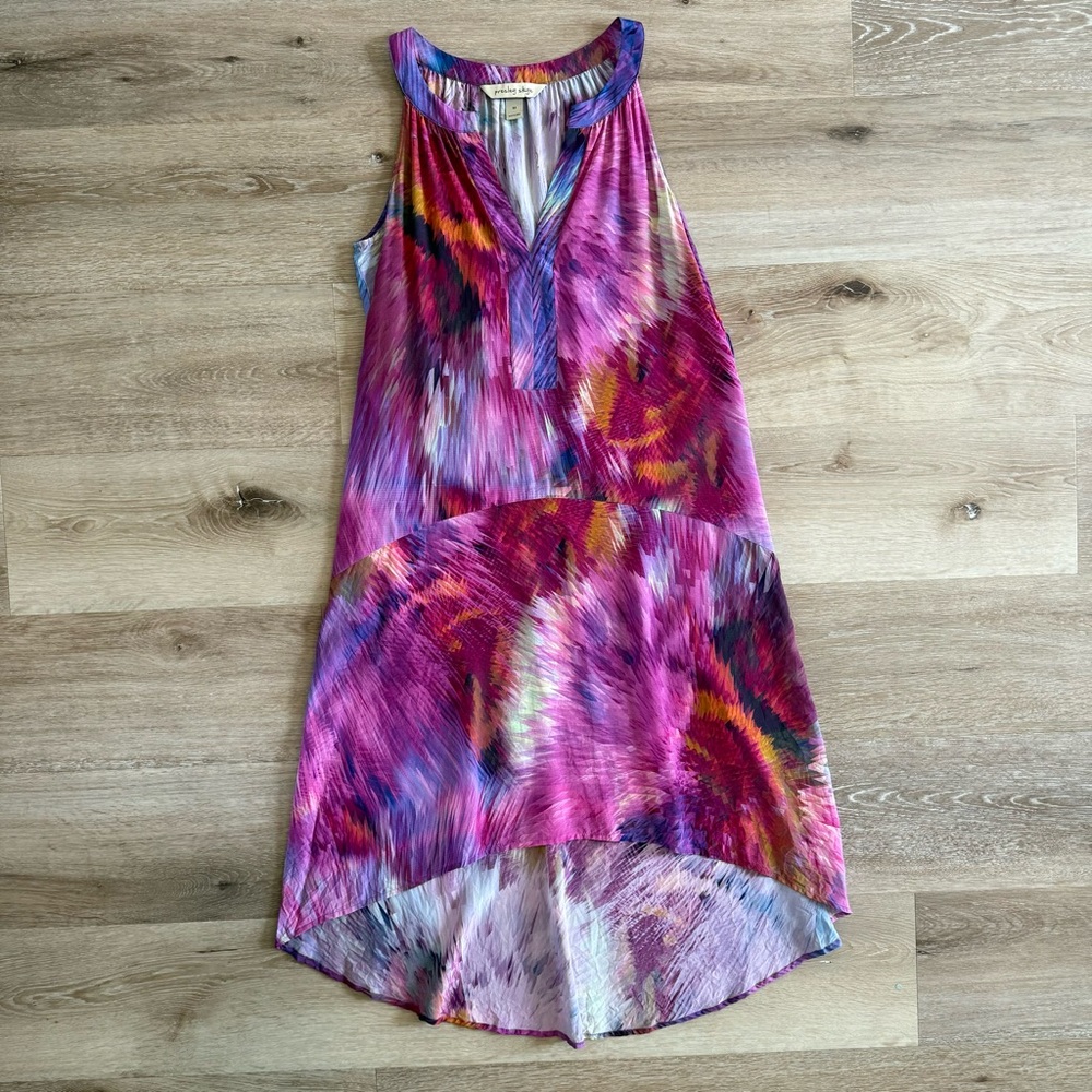 Presley Skye 100% Silk High-Low Dress